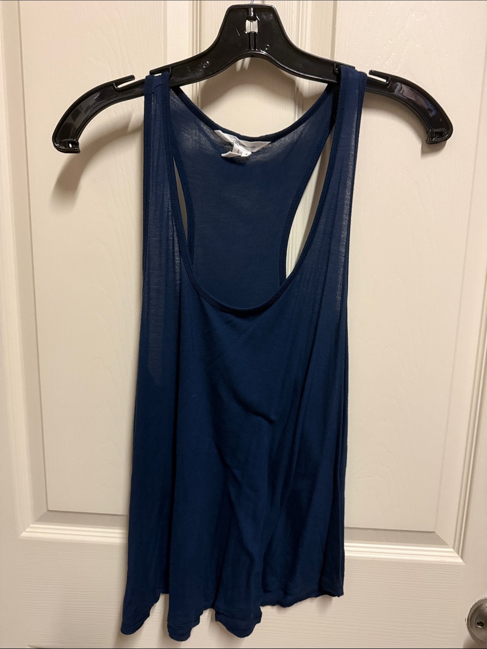 BCBGeneration Navy Racerback Tank Top